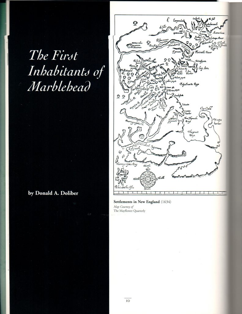 Doliber Native Article 1 Marblehead Celebrates 350 Years of Democracy 1649 to 1999